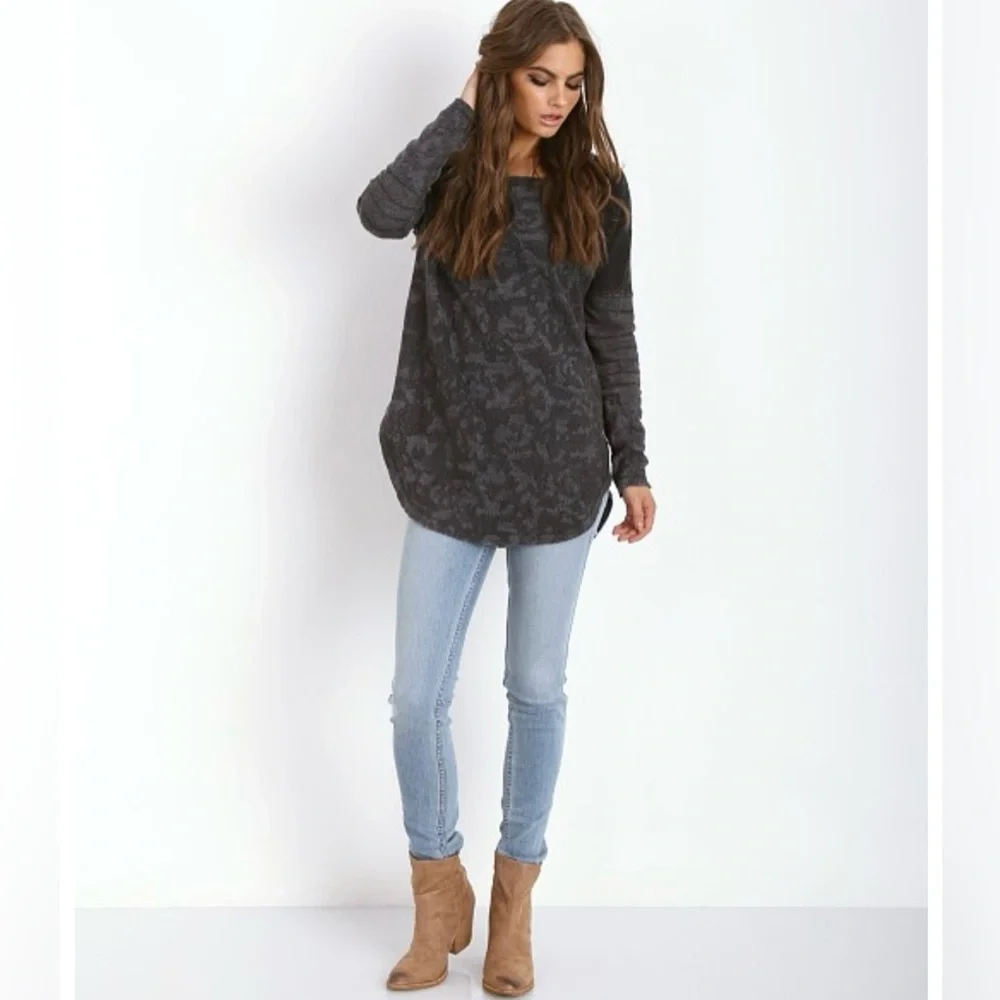 Free People Bed of Roses Charcoal